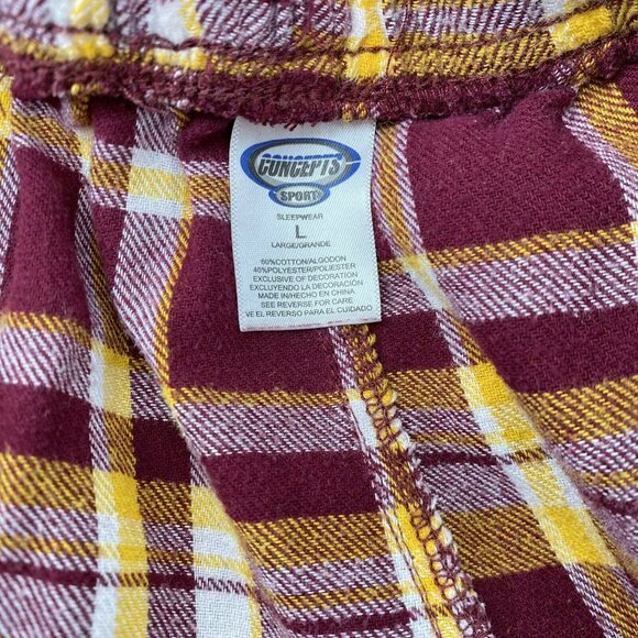 Minnesota Golden Gophers Huddle Flannel Pants Men’s Large Plaid Drawstring - Picture 4 of 9